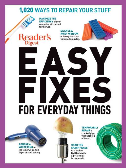 Title details for Reader's Digest Easy Fixes for Everyday Things by Editors of Reader's Digest - Wait list